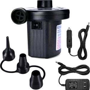 🐦🏕️🐦 NIB Portable Compact Electric Air Pump Outdoors AC/DC & USB Adapters